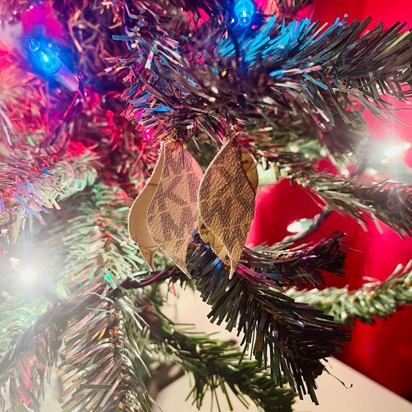 Custom Leather Lux & Designer Earrings- Dooney, Coach, Kate, LV, GUCCI, MK - Picture 13 of 15